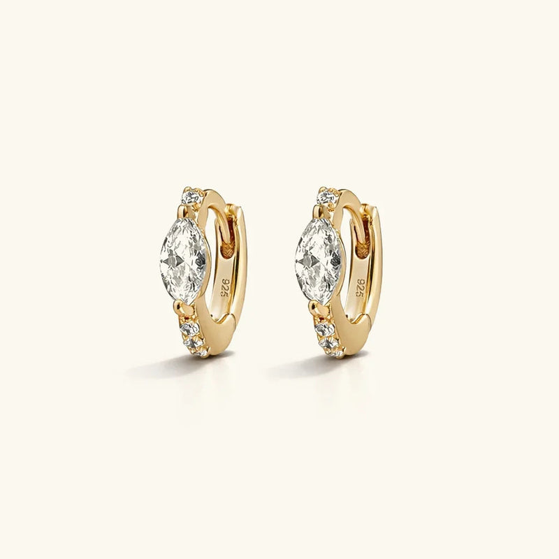 Mariah Mini Diamond Hoops