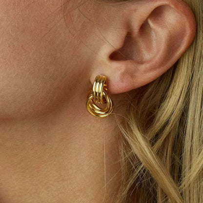 Luna Layered Hoop Earrings