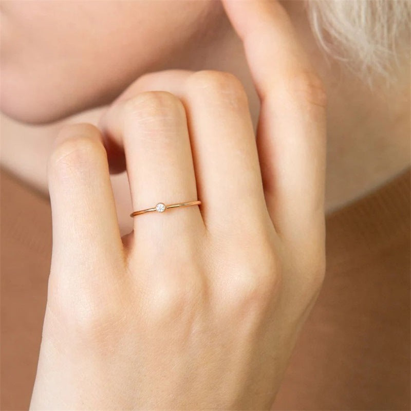 Dainty Birthstone Ring (Bundle)