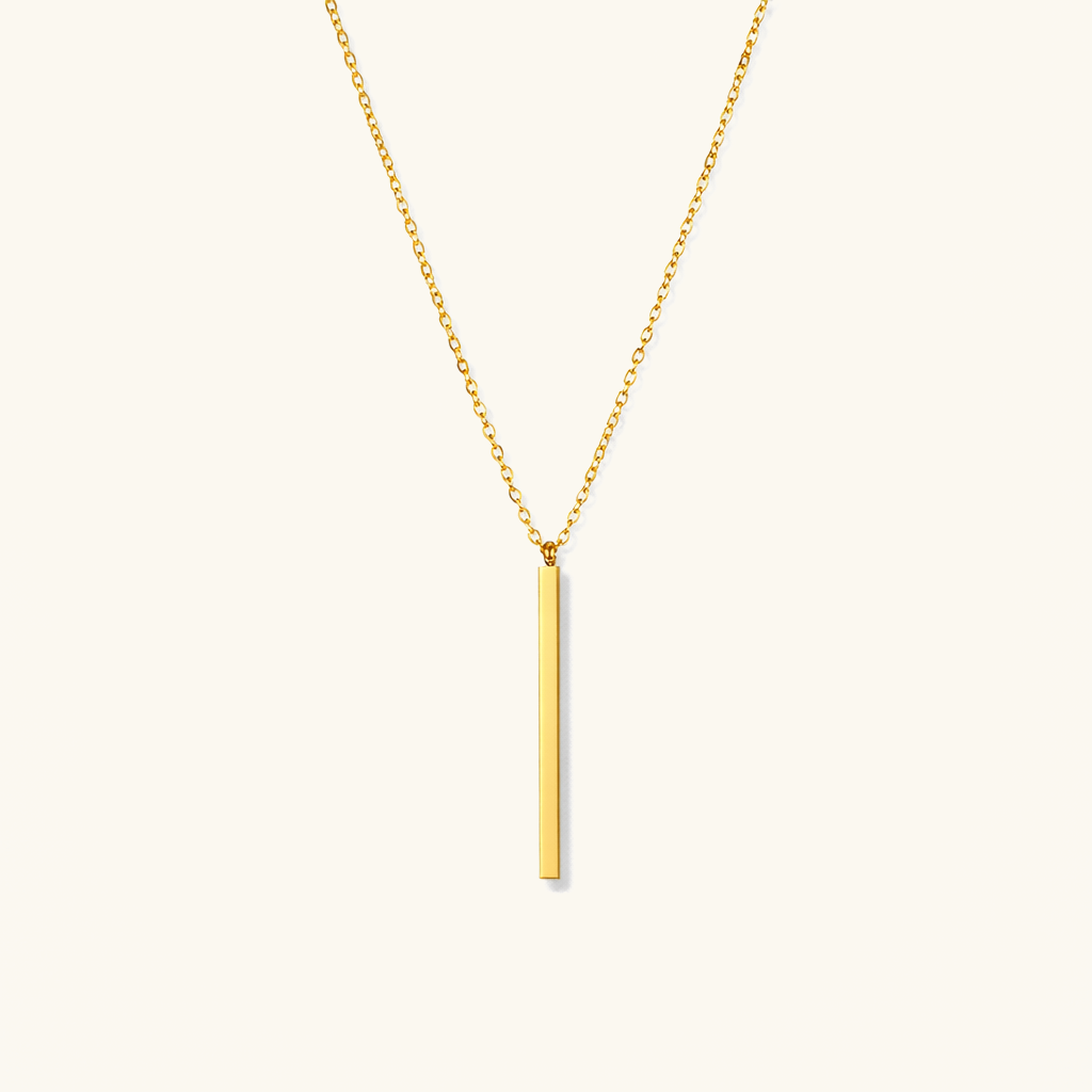 Allison Gold Bar Necklace