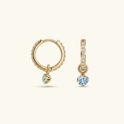 Blake Reversible Diamond Hoops