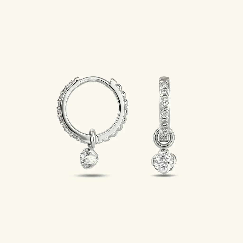 Blake Reversible Diamond Hoops