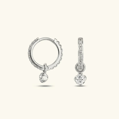 Blake Reversible Diamond Hoops