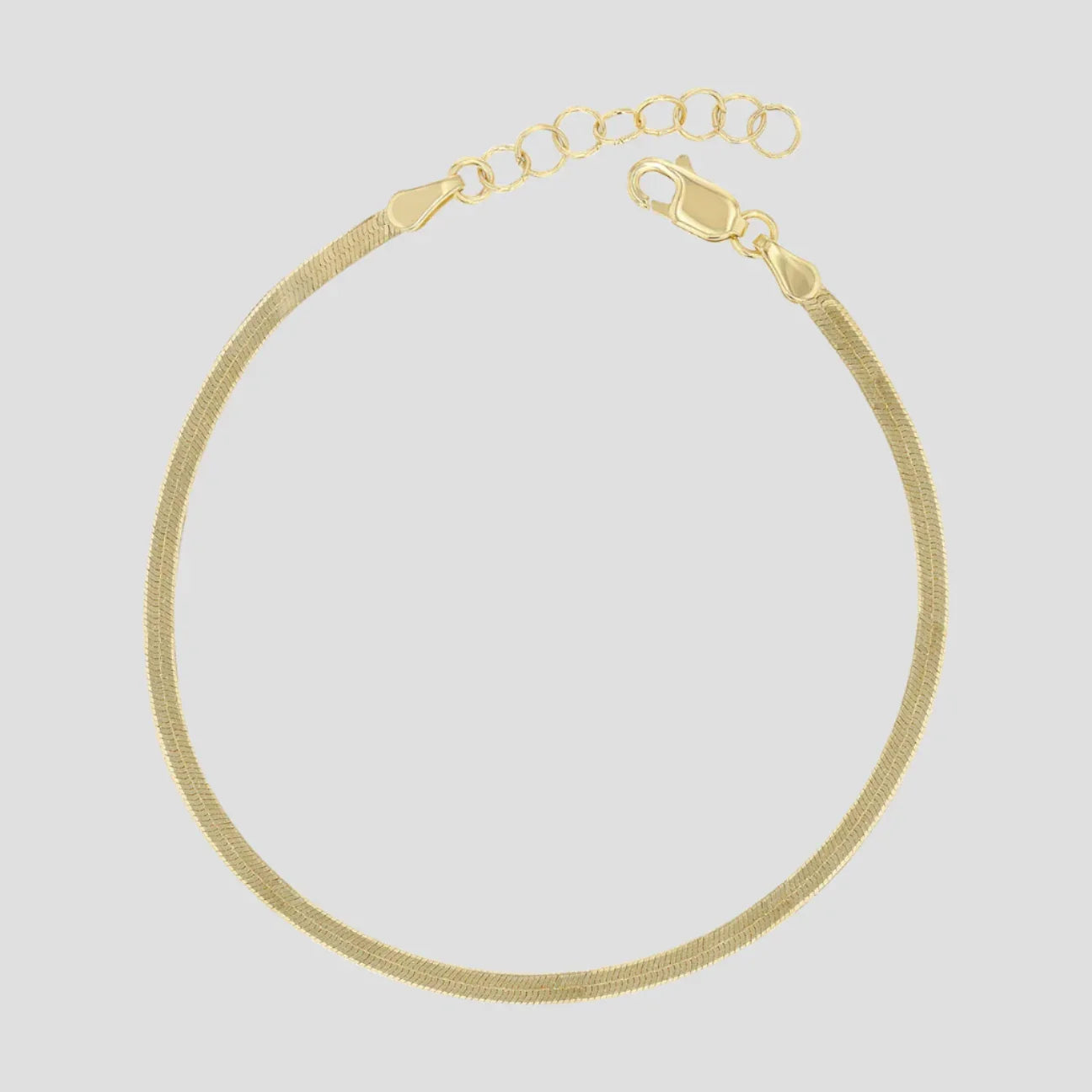 Angelica® Stainless Steel Herringbone Bracelet (Bundle)