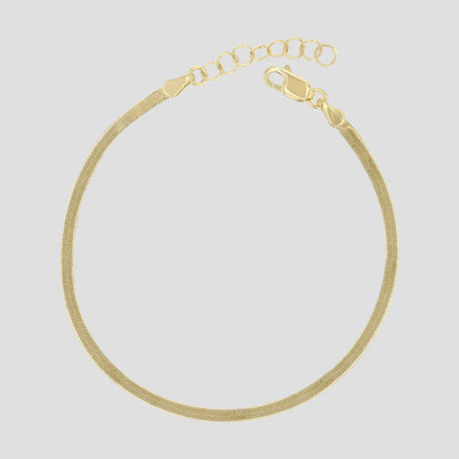 Angelica® Stainless Steel Herringbone Bracelet (Bundle)