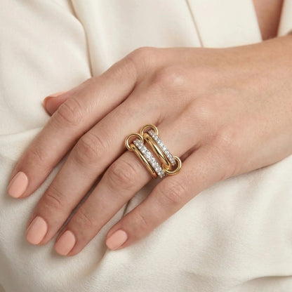 Juno Stacked Diamond Ring