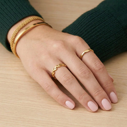 Rhea Golden Vine Ring