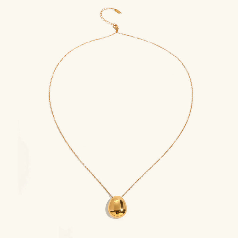 Claribel Gold Dome Necklace