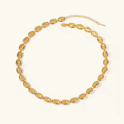 Pacifica Gold Seashell Necklace