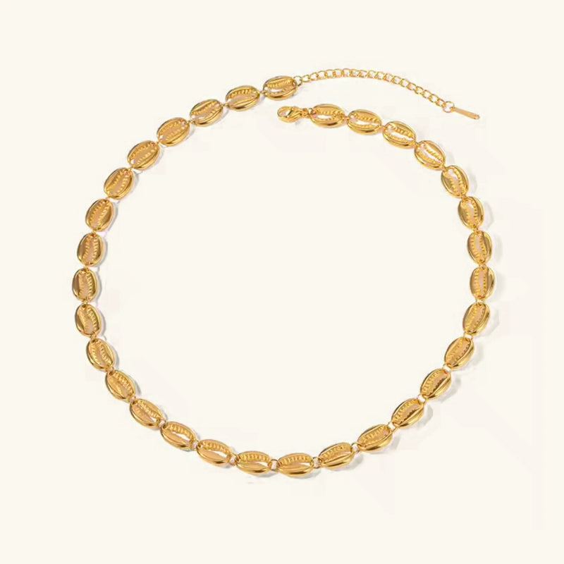 Pacifica Gold Seashell Necklace