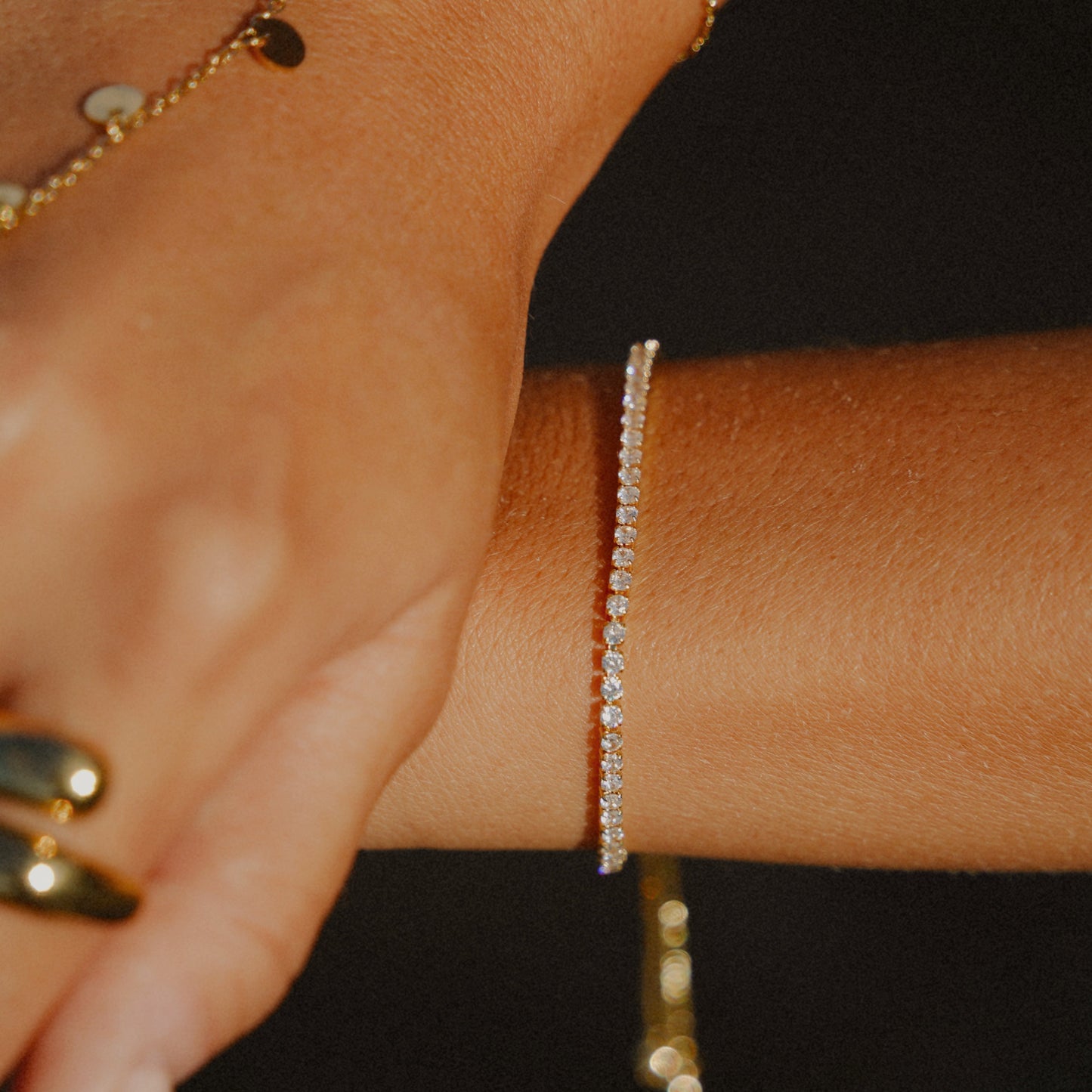Melly Adjustable Tennis Bracelet (Bundle)
