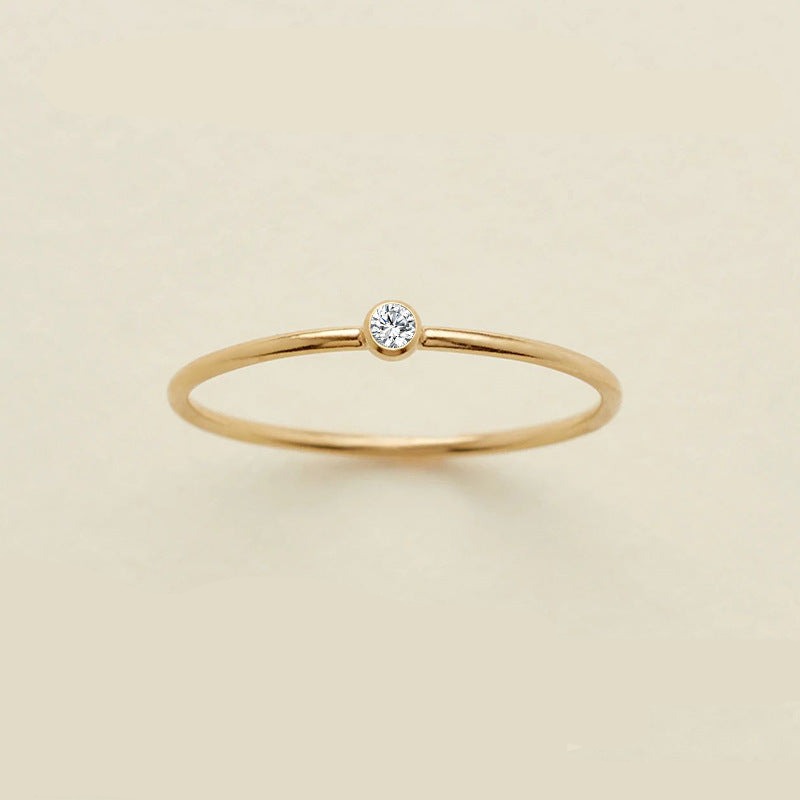Dainty Birthstone Ring (Bundle)