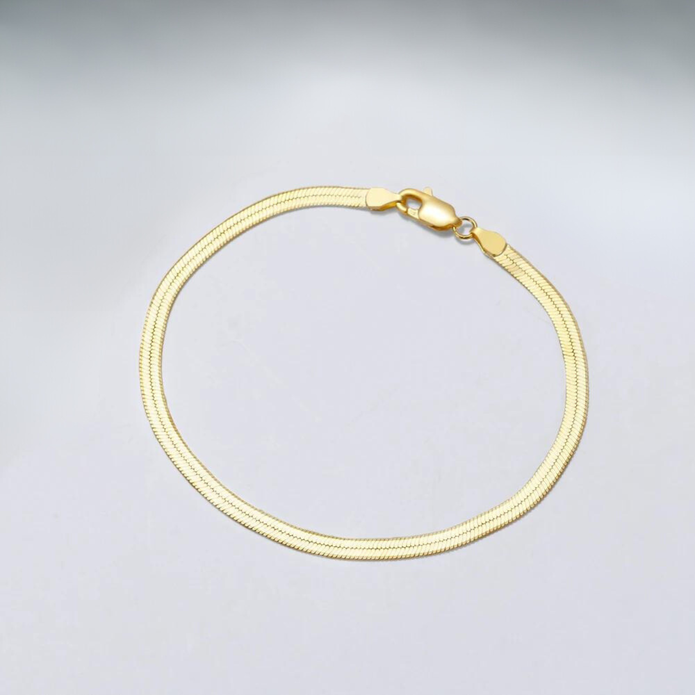 Angelica® Stainless Steel Herringbone Bracelet (Bundle)