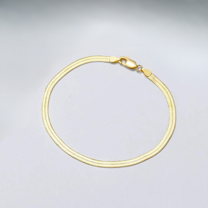 Angelica® Stainless Steel Herringbone Bracelet (Bundle)