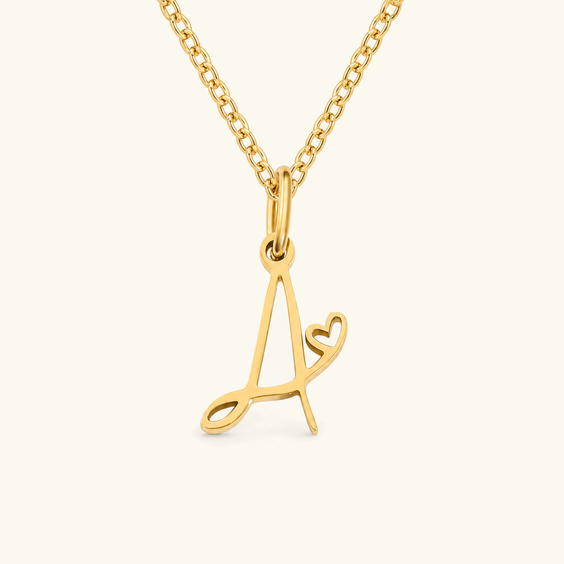 Sienna Initial Letter Necklace